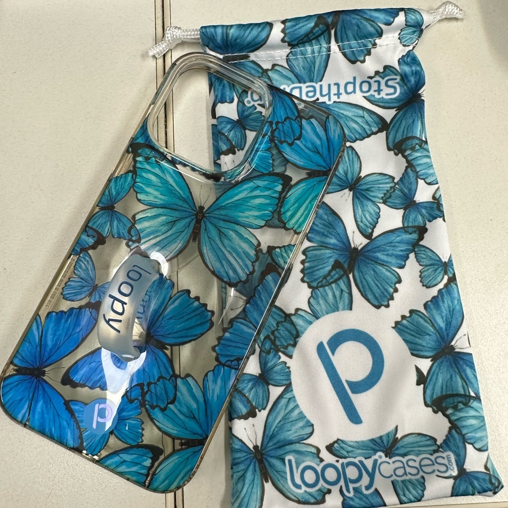 Loopy case Butteflies iPhone 14 Pro Max